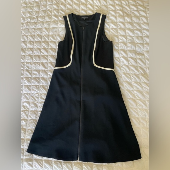 Rag & Bone Andrea  Black and White Mini Dress - Picture 6 of 7